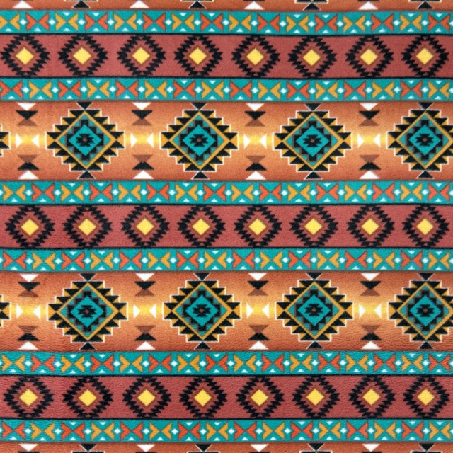 Click to view full size Chayton Stripe Native American Fleece Fabric